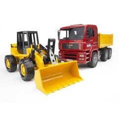 Bruder Bruder 02752 - MAN kiepauto met Shovel