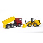Bruder Bruder 02752 - MAN kiepauto met Shovel