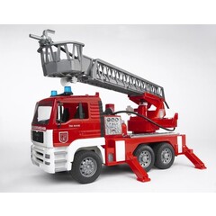 Bruder 02771 - MAN brandweer ladderwagen met waterpomp