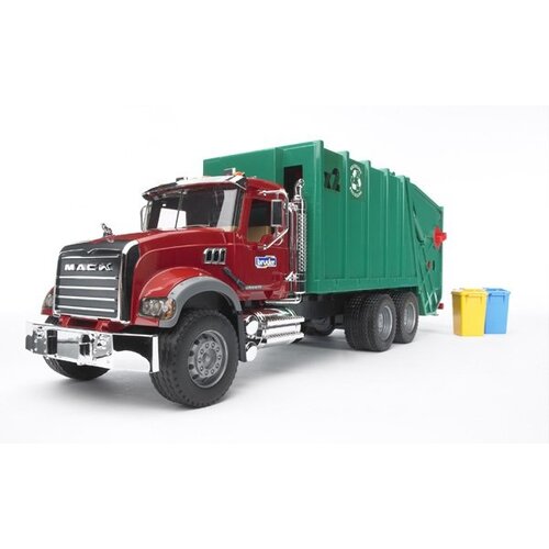 Bruder Bruder 02812 - Mack Granite vuilniswagen met achterlader