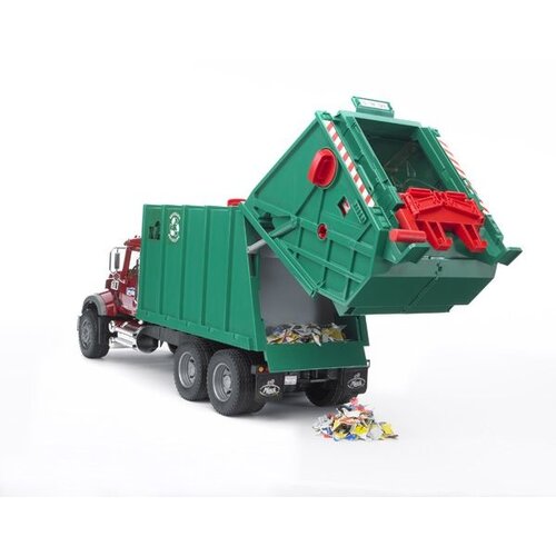 Bruder Bruder 02812 - Mack Granite vuilniswagen met achterlader