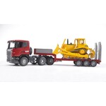 Bruder 03555 - Scania met dieplader en CAT Bulldozer