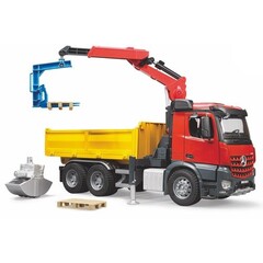 Bruder 03651 - Mercedes Benz Arocs kiepwagen met kraan