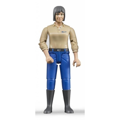 Bruder 60406 - Vrouw figuur (blauw/bruin)