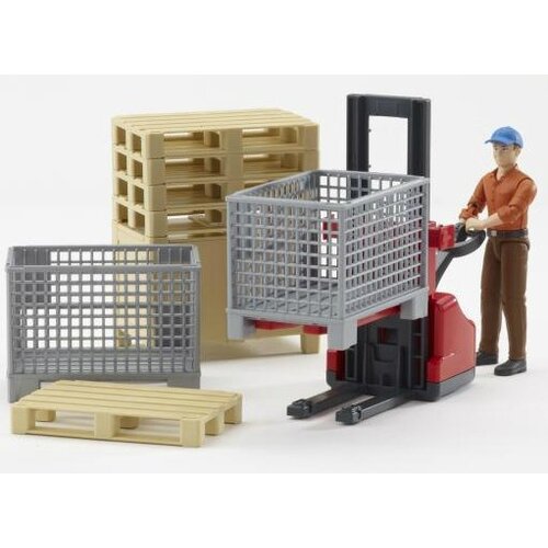 Bruder 62200 - Logistiek set met toebehoren (bworld)