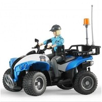 Bruder 63010 - Politie Quad met Politievrouw
