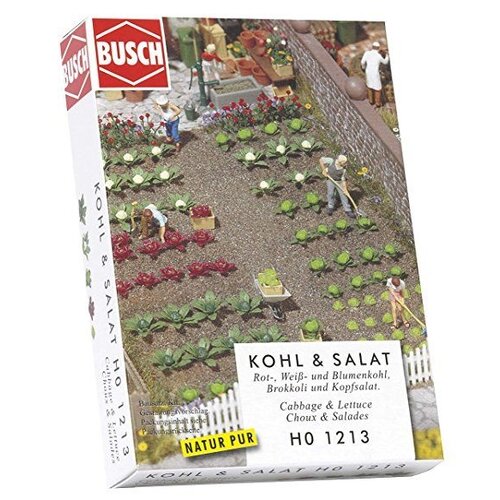Busch Kool en sla planten 48 delig (1:87)