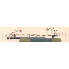 Busch Spoorweg overgang (1:87)