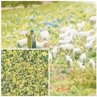 Busch Bloemen vlokken geel/groen (200ml)