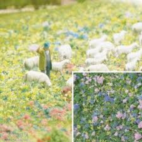Busch Bloemen vlokken groen/paars (200ml)