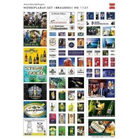 Busch Reclameposters met zuilen "Bier" (1:87)