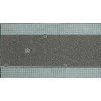 Busch Asfalt straat met trottoir 1m (1:87)