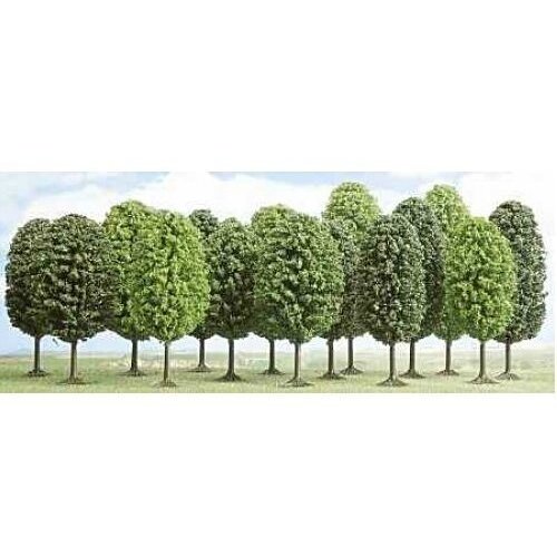 Busch 15 loofbomen met voet (9 - 14,5 cm)