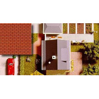 Busch Deko plaat klinkers rood 2 stuks (210mm x 148mm)