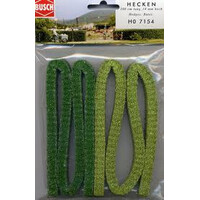 Busch Heggen groen 18mm hoog 1 m lang