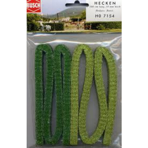 Busch Heggen groen 18mm hoog 1 m lang
