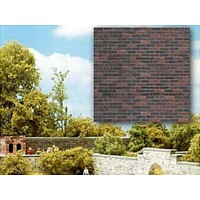 Busch Deko plaat klinkers donker rood 2 stuks (210mm x 148mm)