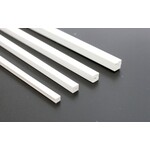 Evergreen Massief vierkant 0,75 mm kunststofprofiel 35 cm (10 stuks)