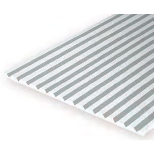 Evergreen Polystyreen plaat V groef GA 1,5 D 0,50 mm (15 x 30cm)