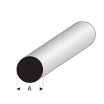 Evergreen Massief rond 0,5 mm kunststofprofiel 35 cm (10 stuks)
