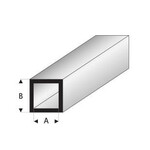 Evergreen Vierkant buis A 1,8 mm x B 3,2 mm kunststofprofiel 35 cm (3 stuks)