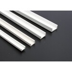 Evergreen U profiel A 1,4 mm x B 4 mm kunststofprofiel 35 cm (4 stuks)