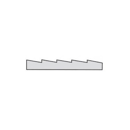 Evergreen Polystyreen plaat potdeksel br 0,75 mm D 1 mm (15 x 30cm)