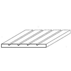 Evergreen Polystyreen plaat schroten br 2,1 mm D 1 mm (15 x 30)