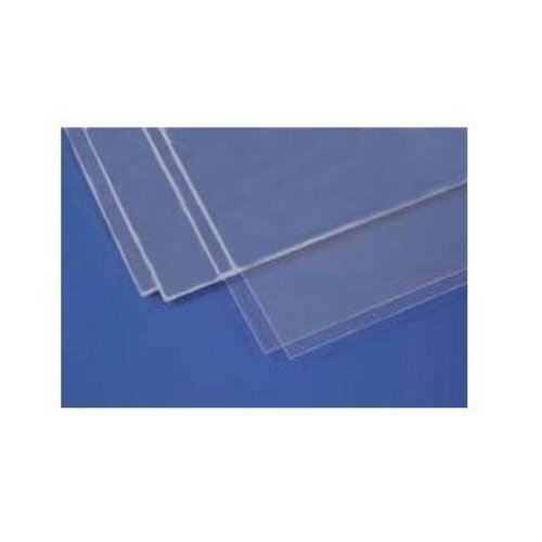 Evergreen Polystyreen plaat transparant 0,25 mm 2 stuks (15 x 30cm)