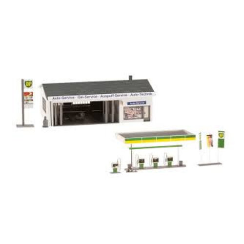 Faller Tankstation met auto werkplaats (1:87)