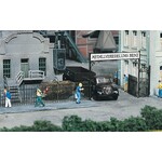 Faller Hekwerk met 2 poorten lengte 104cm (1:87)