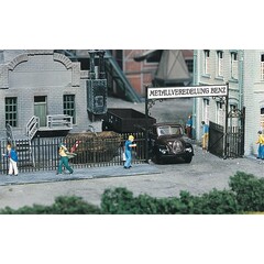 Faller Hekwerk met 2 poorten lengte 104cm (1:87)