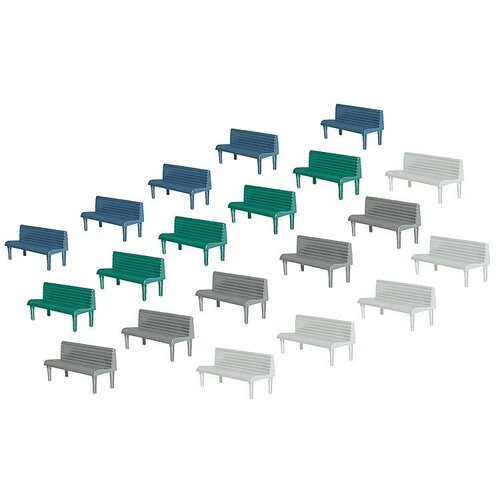 Faller Bankjes set 20 stuks (1:87)