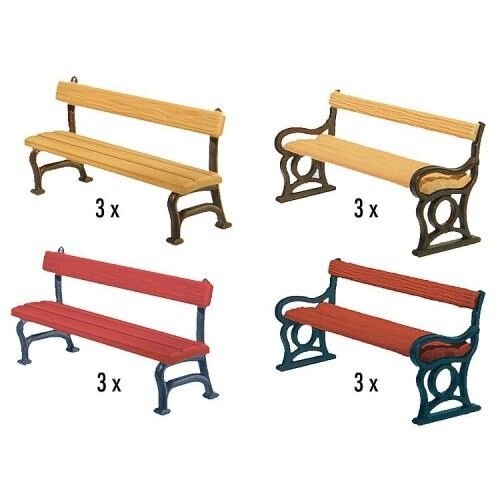 Faller Parkbanken set 12 stuks (1:87)