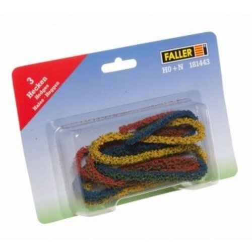 Faller Heggen gekleurd 3 stuks circa 150cm (4x7mm)