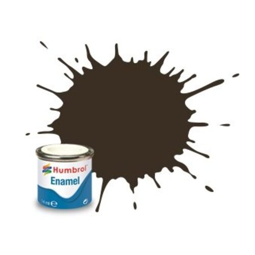 Humbrol Humbrol nr 010 Service Bruin Glans (14ml)