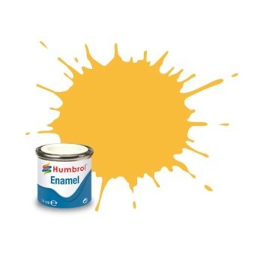 Humbrol nr 24 Trainer Yellow mat (14ml)