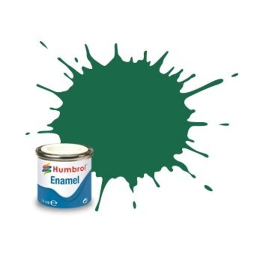 Humbrol nr 30 Donker Groen mat (14ml)