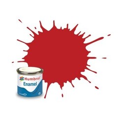 Humbrol nr 60 Vuur Rood Mat (14ml)