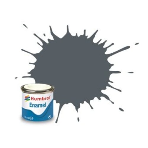 Humbrol nr 125 Donker Grijs Zijdeglans (14ml)