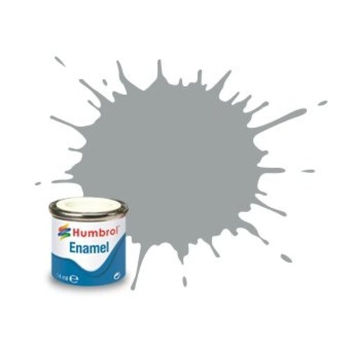 Humbrol nr 129 US Gull Grijs Zijdeglans (14ml)