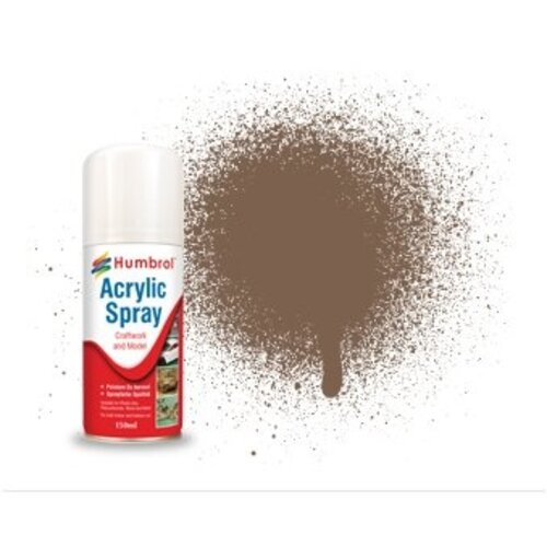 Humbrol Humbrol spray nr 029 Donker Bruin (150ml)