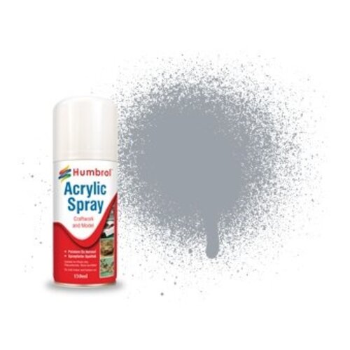 Humbrol spray nr 165 Zee grijs mat spuitverf (150ml)
