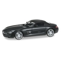 Herpa Mercedes Benz SLS AMG mat zwart (1:87)