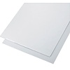 Polystyrol / polystyreen plaat 0,5 mm (25 x 50 cm)
