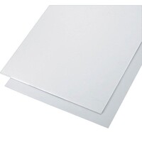 Polystyreen kunststof plaat glad 2 mm (25 x 50 cm)