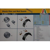 Italeri Velgen en spatborden set met decals (1:24)