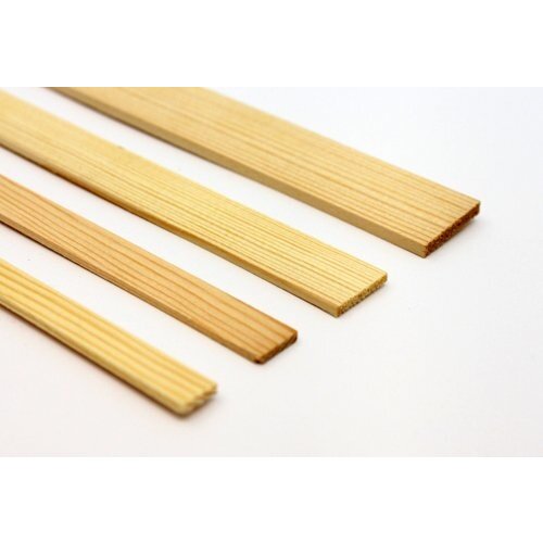 Vuren hout 3 mm x 7 mm 50cm (10 stuks)