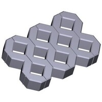 Juweela Grassteen grijs 25 stuks (1:32)