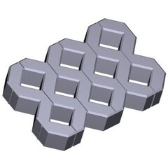 Juweela Grassteen grijs 25 stuks (1:32)